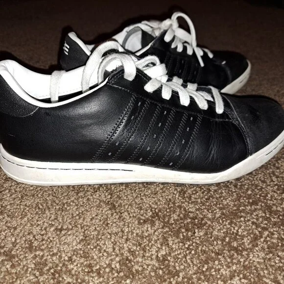 Adidas Adicross Black Leather Spikeless Golf Shoes Men's Size 8 - Picture 8 of 10